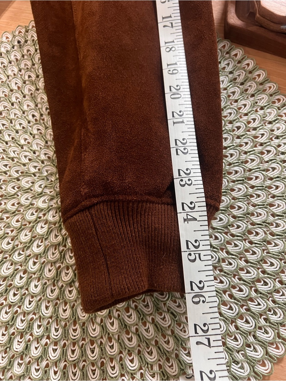 J. Crew Men's Dark Brown Harrington Calf Suede Jacket NWOT - Picture 7 of 12